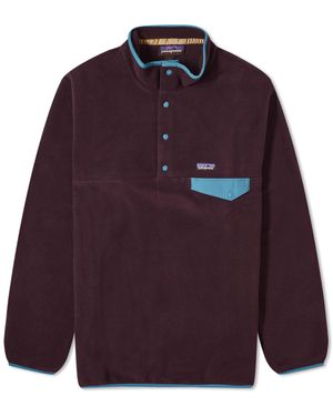 Patagonia Synchilla Snap-T Pullover Fleece - Purple