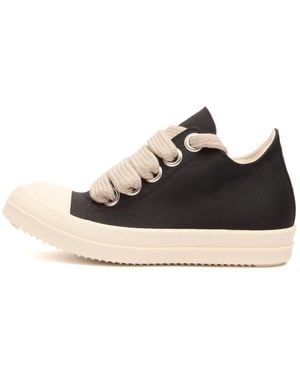 Rick Owens Jumbo Lace Low Sneakers - Black