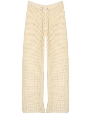 GOOD AMERICAN Crochet Pant - Natural