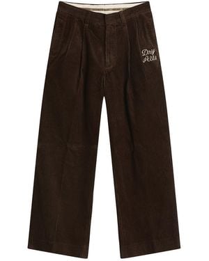 Human Made Corduroy Pleated Trousers - Brown