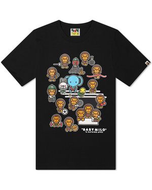A Bathing Ape Bape Tokyo Baby Milo T-Shirt - Black