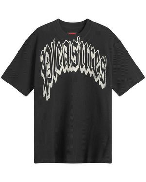 Pleasures Twitch Waffle T-Shirt - Black