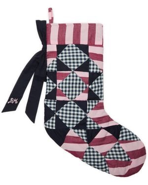 Damson Madder Xmas Stocking - Blue