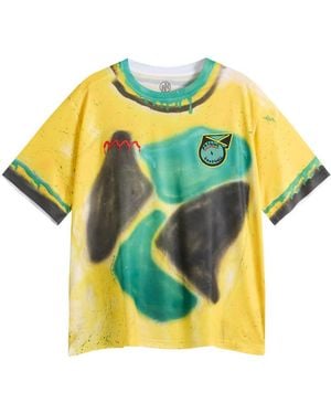 Navinder Nangla Jamaica Football Jersey - Yellow