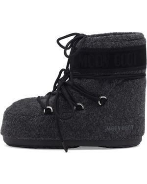 Moon Boot Low Icon Felt - Black