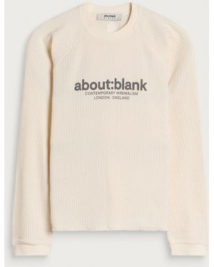About Blank Garcon Long Sleeve Waffle - Natural