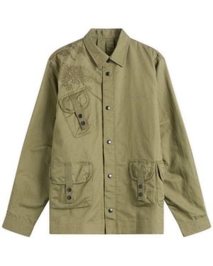 Maharishi M.A.L.I.C.E. Embroidered Shirt - Green