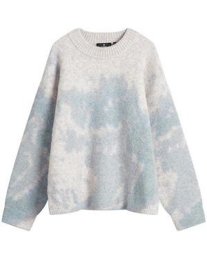 Represent Abstract Knit Wool Jumper - Grey