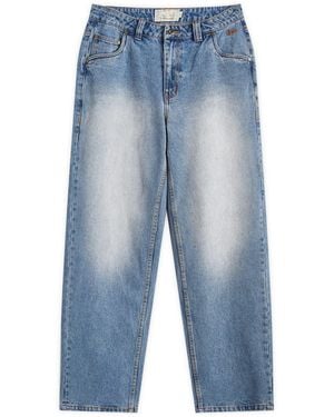 Dime Classic Relaxed Denim Trousers - Blue