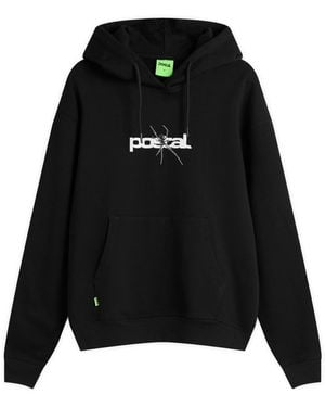 Postalco Spider Print Hoodie - Black