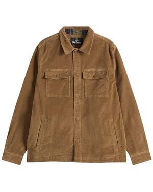Barbour Cord Overshirt - Brown