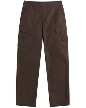 Stone Island Ghost Weatherproof Cotton Canvas Cargo Trousers - Brown