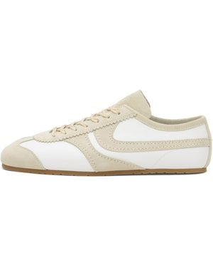 Dries Van Noten Leather & Suede Trainer - White