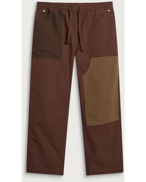 Service Works Patchwork Utility Chef Trousers - Brown