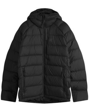 Haglöfs Rosson Down Hooded Jacket - Black