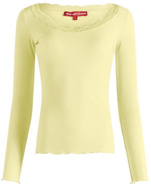 Many Many Clothes The Uma Long Sleeve Top - Yellow
