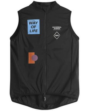 Pas Normal Studios T.K.O. Mechanism Stow Away Gilet - Black
