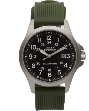 Timex Expedition Field Post Solar 41Mm Watch - Black