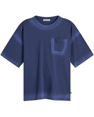 YMC Spray Triple Pocket T Shirt - Blue
