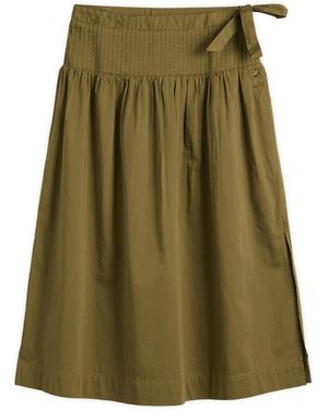 Damson Madder Josie Midi Skirt - Green