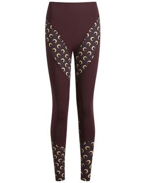Marine Serre Athleisure Yoga Legging - Purple