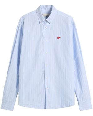 Forét Flag Oxford Shirt - Blue