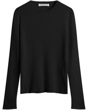 Our Legacy Silk Compact Roundneck - Black