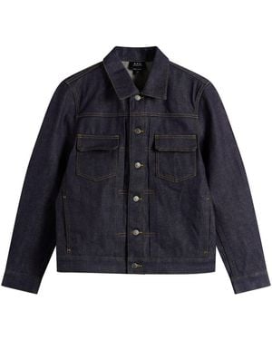 A.P.C. Work Denim Jacket Indigo - Blue