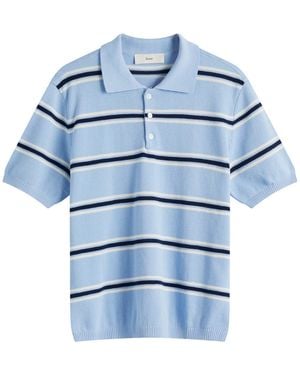 DUNST Multi Stripe Collared Polo | Lyst UK
