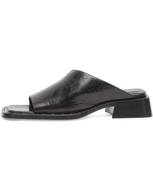 Miista Alendra Asymmetric Sandals - Black