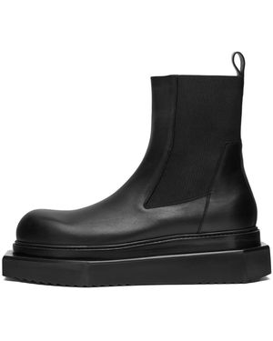Rick Owens Turbo Cyclops Leather Boots in Black for Men | Lyst UK