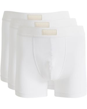 Skims Cotton Boxer Brief 3" - White