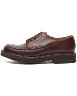 Grenson Carlo Derby Shoe - Brown