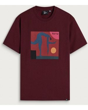 by Parra Tripped Up T-Shirt - Red