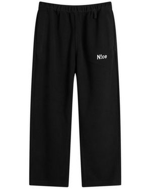 N!CE Polartec Fleece Trousers - Black