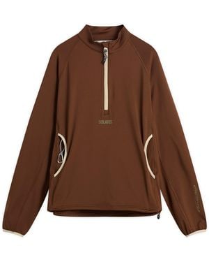 KA_YO_Prototype Half Zip Base Layer - Brown