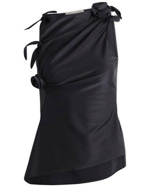 Coperni Flower Top - Black