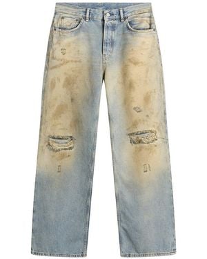 Acne Studios Distressed Baggy Jeans - Blue