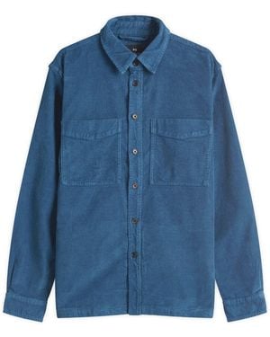 Paul Smith Corduroy Shirt Jacket - Blue