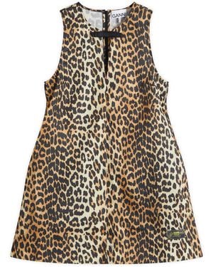 Ganni Duchesse Nylon Mini Dress - Multicolour