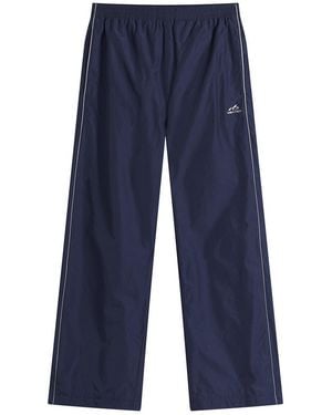 Balenciaga Techno Cotton Tracksuit Trousers - Blue