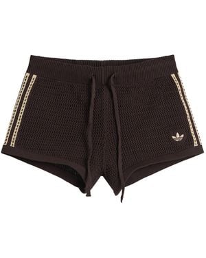adidas Crochet Shorts - Black
