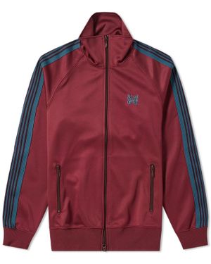 Needles Track Jacket Maroon - Red