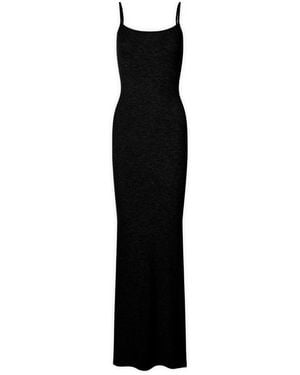 Skims Soft Lounge Long Slip Dress - Black