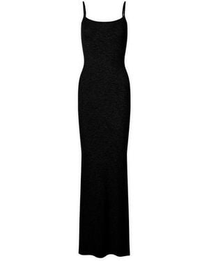 Skims Soft Lounge Long Slip Dress - Black