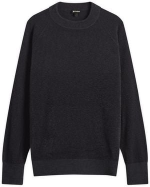 Goldwin Mesh Pile Crew Sweatshirt - Blue