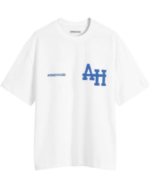 Annie Hood University T-Shirt - White
