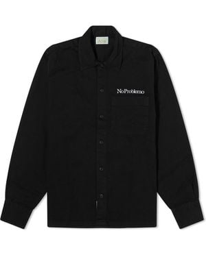 Aries Mini Problemo Uniform Over Shirt - Black