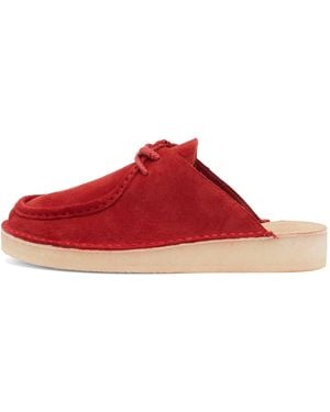 Clarks Desert Nomad Mule - Red