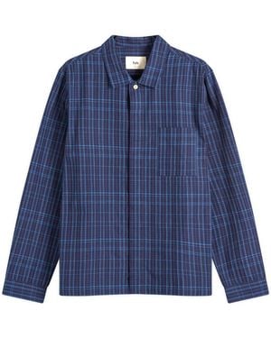 Folk Patch Shirt - Blue